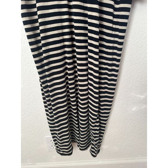 Peruvian Connection Andover Long Sleeves Scoop Neck Striped Maxi Dress Medium - Picture 3 of 8